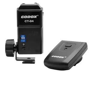 GODOX-CT-04 Flash fotográfico Speedlite, Control remoto inalámbrico, 30M, 4 canales, velocidad de sincronización, 1/200s, para cámara