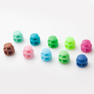 Hebillas de resorte de colores, hebillas de plástico ajustables para fijación de cordones, accesorios para bolsos, color sólido, duraderas, impermeables, resistentes al desgaste - Product Image 1