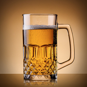 Precio justo DELI 580ml 890ML Cristalería Gran stock Tazas de cerveza personalizadas con asa - Product Image 1