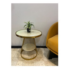 Mesa de Centro Moderna de Metal para Sala de Estar, Mesa Industrial, Muebles Contemporáneos, Estructura con Recubrimiento en Polvo, Color Personalizado - Product Image 6