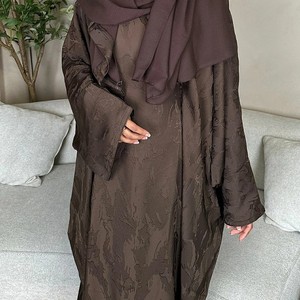 Abaya Vanfound 120039 Medio Oriente Dubai Turchia in Poliestere Manica Lunga a Pipistrello Collo per Tutte le Stagioni Personalizzabile Materiale Logo Casual - Product Image 5