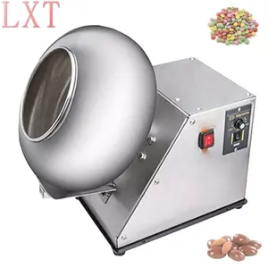 Sugar Coating Machine Chocolate Icing & Polishing Rounding Food Processor Chocolate Making Machine with Drying Feature