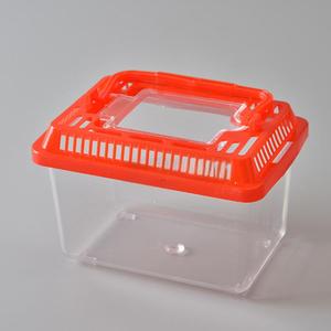 Boîte de transport pour animaux de compagnie en plastique transparent à motif de couronne de style moderne, pour tortues et petits poissons rouges écologiques - Product Image 5
