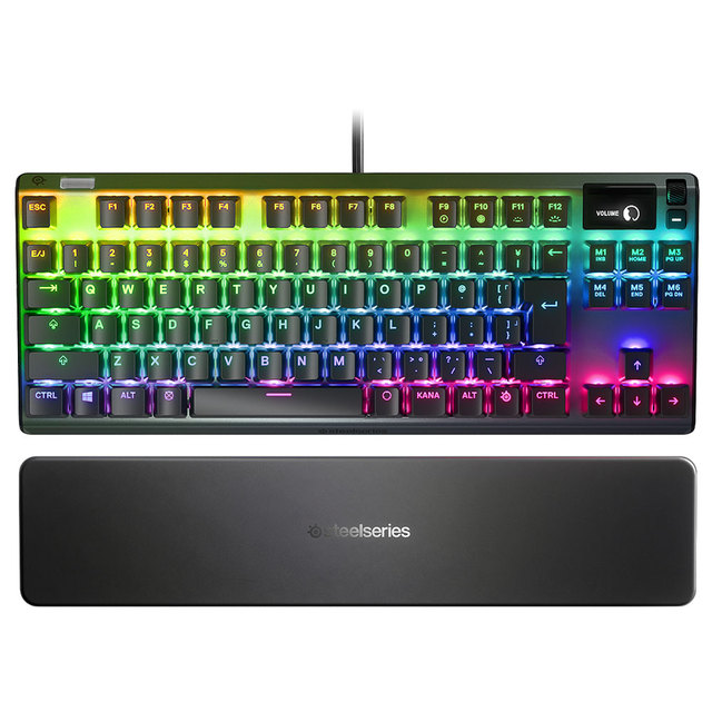 Apex Pro TKL Wireless Mechanical Adjustable Actuation Switch Gaming Keyboard with RGB Backlight