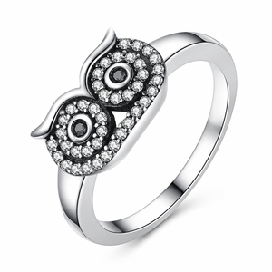 Anello Occhio di Gufo per Donne, Anello da Dito Minimalista alla Moda - Product Image 1
