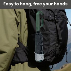 Paraguas Plegable de 3 Secciones, Resistente al Viento, 8 Varillas, Protección UV, Impresión Personalizada, Totalmente Automático, Fácil de Transportar, con Logotipo - Product Image 4