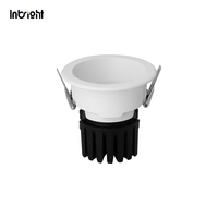 Spot LED rond intelligent pour plafond, étanche IP65, dimmable DALI, pour l'éclairage des halls