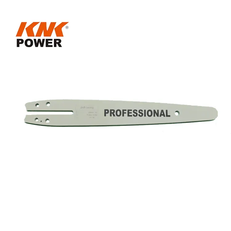 Knk 10" Alloy Steel Guide Bar For 1/4" Sprocket .050" Gauge ,Fit For Mini Lithium Pruner Saw