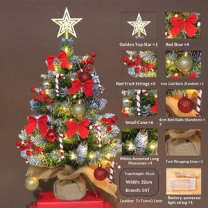 Wholesale Lighted <b>Christmas</b> <b>Tree</b> Desktop Ornament <b>Mini</b> Glowing Xmas <b>Tree</b> Decor for Home Party Table Decoration - Product Image 6