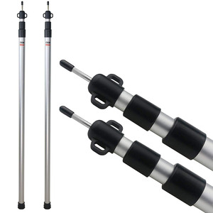Bâche de tente <span class=keywords><strong>Auvent</strong></span> <span class=keywords><strong>Auvent</strong></span> Poteaux télescopiques Bâche <span class=keywords><strong>télescopique</strong></span> réglable en aluminium Poteau de tente <span class=keywords><strong>pour</strong></span> le camping - Product Image 6