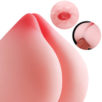 Männlicher Masturbator aus TPE-Material, 100% Wasserdicht, Weiches Hautgefühl, Erwachsenen-Massagegerät in Pfirsichfarbe für Männer