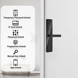 Elock es272f דלת פליז אוטומטית 6068 דלת פליז אוטומטית אפליקציה חכמה מנעולים חכם מחיר המפעל מציע ערך רב - Product Image 2