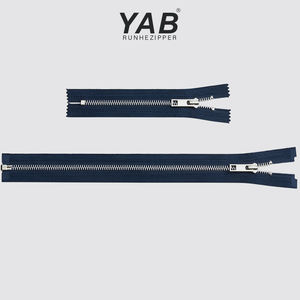 YAB Achat en vrac Ouvert-End Écologique Taille Personnalisée Jeans Métal Aluminium <span class=keywords><strong>Fermeture</strong></span> <span class=keywords><strong>Éclair</strong></span> Pour Textile À La Maison Et Vêtement - Product Image 3