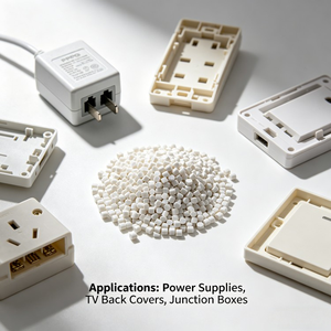Gránulos de PPO Modificado, Retardante de Llama Sin Halógenos, Grado V0, para Carcasas de Fuentes de Alimentación, Cubiertas Traseras de TV, UL94 V0 - Product Image 2