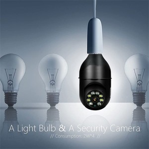 2.4G 5G 3MP Smart Home Security VR CCTV Mini <strong>Camera</strong> 360 Degree Panoramic Wifi Lamp Night Vision Light Bulb IR Wireless Features - Product Image 4
