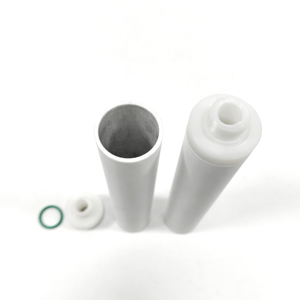 Cartouche filtrante microporeuse en PE fritté de qualité industrielle, résistante aux hautes températures, à spécifications multi-orifices - Product Image 1