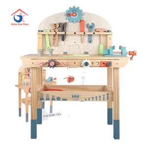 Educational Bench Toy Wooden <b>Tool</b> Toy <b>Sets</b> for Kids & Toddlers - Product Image 1