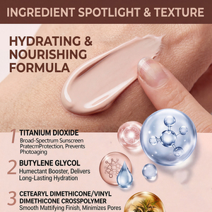 Crème estompante les pores, <span class=keywords><strong>base</strong></span> de maquillage, fini éclatant, contrôle du sébum, lissante et mate, préparation quotidienne du maquillage, OEM, marque privée - Product Image 5