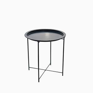Table basse nordique multifonctionnelle durable avec rangement, design moderne et minimaliste, pliable, en métal, couleur personnalisable, pour salon - Product Image 4