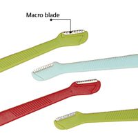 Outil de Dermaplaning et Rasoirs Faciaux Personnalisés à Marque Privée pour le Visage et les Poils, Rasoirs à Sourcils Multicolores de Haute Qualité