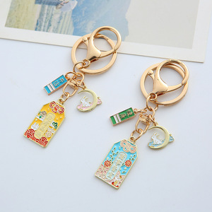 Nouveau mariage de jade d'or <span class=keywords><strong>tout</strong></span> est adapté pour la paix et la joie à l'avenir peut être un sac pendentif porte-clés couple - Product Image 2