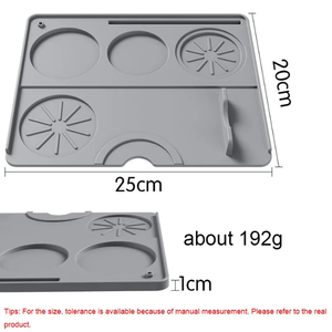 Detachable 24x16 Inch Dish Drying Table Mats Kitchen Bar Accessories Set and Organizer Silicone <b>Coffee</b> Tamper Holder Machine Mat - Product Image 6