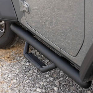 บอร์ดเหล็กพิมพ์สองประตู NERF สีดำพื้นผิ<span class=keywords><strong>ว</strong></span>เหล็กสำหรับงานหนักสำหรับ JEEP Wrangler JK JL 2007-2024 - Product Image 6