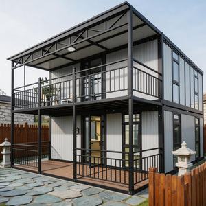 บ้านคอนเทนเนอร์แบบขยายได้สอง<span class=keywords><strong>ชั้น</strong></span>ขนาด 20 ฟุต ระดับไฮเอนด์ พร้อมระเบียง เหมาะสำหรับอยู่อาศัย ให้เช่า และใช้เป็นโฮมสเตย์ - Product Image 2