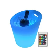 تضيء البلاستيك عمود إضاءة led دلو للثلج إضاءة مقاومة للماء دلو لشريط الإضاءة مبرد الزجاجة