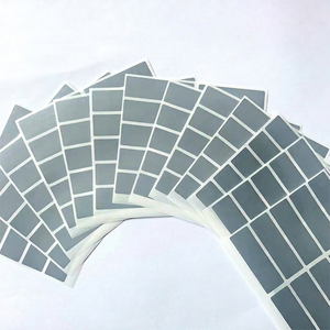 Adhesive Sticker Dark Gray 15x48mm <b>Scratch</b> Off Label 200 Sheets Bundle Anti-Counterfeiting PET Material - Product Image 1