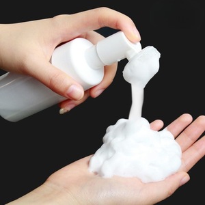 Foaming <strong>Facewash</strong> Cleanser Bottle PET Plastic 80ml/100ml/120ml/150ml/200ml/250ml Silicone <strong>Brush</strong> Pump Customizable Logo Shampoo - Product Image 3