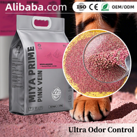 Litière pour chat en bentonite de sodium de qualité supérieure, élimination des odeurs, désodorisant puissant, ammoniac, vente en gros, approvisionnement en vrac, usine