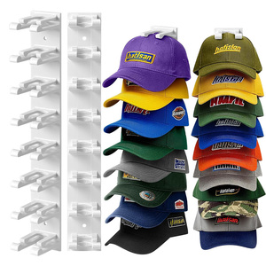Étagère murale pliable réglable en <span class=keywords><strong>tissu</strong></span> pour l'affichage et le rangement de chapeaux à domicile - Product Image 2