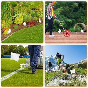 Petits marqueurs de jardin et de pelouse blancs, drapeaux de jardinage et d'irrigation pour la maison et le bureau, drapeaux de jardin imprimés en UV - Product Image 3