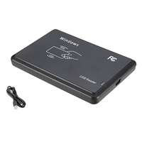 Lector RFID portátil de 125KHZ, lector de tarjetas de Control de acceso fácil de usar sin contacto