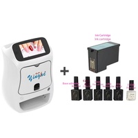 Imprimante à ongles automatique sans fil WiFi Bluetooth intégrée pour séchage de peinture, machine à jet d'encre intelligente créative DIY pour personnalisation sur métal