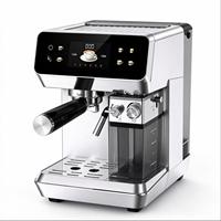 Machine à expresso 20 bars avec écran tactile, mousseur à lait automatique, réservoir d'eau amovible pour la préparation d'expresso, de latte et de cappuccino