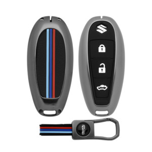 DM Premium Aleación de Zinc Metal llave Fob funda llavero apto para <span class=keywords><strong>SUZUKI</strong></span> Grand Vitara/s-cross entrada sin llave Control remoto llave Fob - Product Image 6