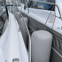Pare-battage gonflable sur mesure pour bateau cylindrique, PVC 1,2 mm, pour la dérive, 100x40cm, pour Yahch