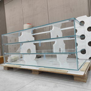 הונג ז 'אן ז' אן מותאם אישית תצוגה זכוכית טהורים הובילו אור לתצוגת עוגה ולחם בחנויות המאפייה למכירה - Product Image 5