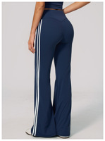 Pantalon long ample taille haute sans coutures pour femme, effet ventre plat, coupe 3D, idéal pour le quotidien, la course, le sport, le fitness et le yoga
