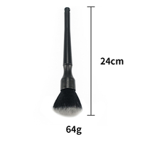 Brosse de nettoyage automobile Super Soft Auto Interior Detail Brush Profession Car Cleaning Tool Multifunction Details Brush