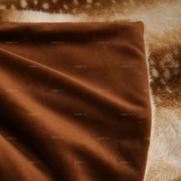 Digital Bedruckte Farbverlauf-Gestreifte Hirschflecken Plüsch-Wohndecke mit Flanell-Rückseite Maschinenwaschbar für Sofa Couch Bett Dekoration