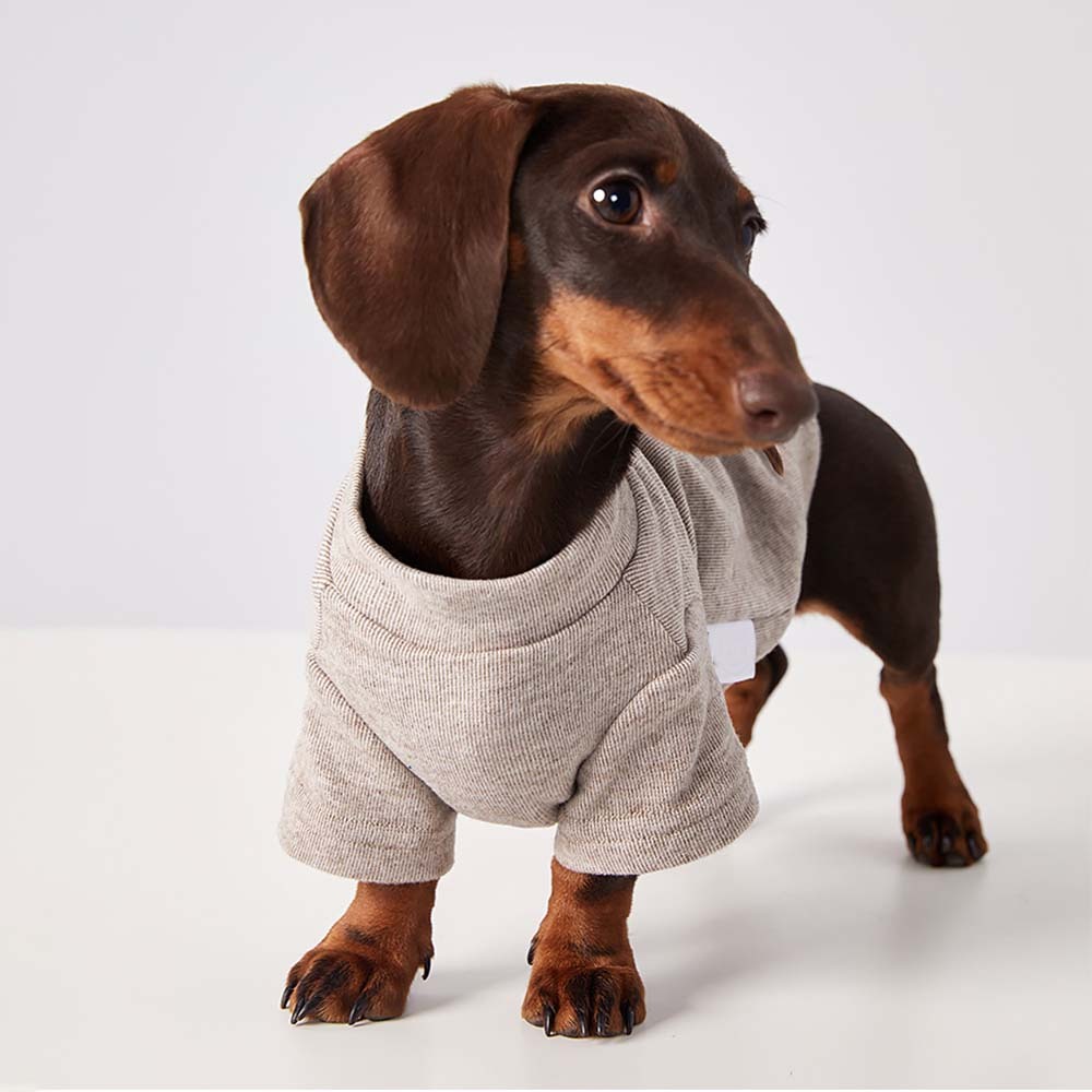 Weiches Gestreiftes Hunde-Shirt Aus Baumwolle – Für Kleine Hunde & Katzen, Größe S (Rosa), Bequeme Haustierbekleidung