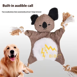 Modelo animal ecológico, suministros para mascotas, juguetes de cuerda de algodón con efectos de sonido, juguetes de papel para perros, venta al por mayor - Product Image 2