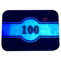 Plaques de jetons de poker rectangulaires en acrylique personnalisées avec impression anti-contrefaçon UV et récompenses à haut enjeu