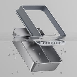 Fábrica Atacado Aço Inoxidável Cat Litter Box Splash Proof Lid Free Shovel Set Easy Clean Novo Produto Grande Espaço Cat WC - Product Image 2