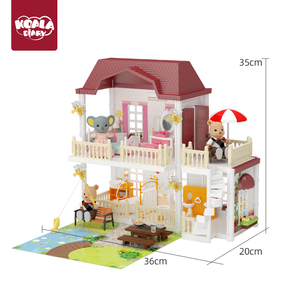 Koala Diary - <span class=keywords><strong>Maison</strong></span> de poupée en plastique en gros et jouets de meubles DIY pour enfants - Product Image 2