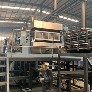 Línea de Producción Rotativa Automática de Bandejas de Pulpa de Papel, 4000 Piezas por Hora, Máquina para Fabricar Bandejas para Huevos y Cajas de Cartón - Product Image 1