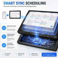 Planificador Familiar Inteligente con Pantalla Táctil Directo de Fábrica, Calendario Familiar Digital, Sincronización con el Teléfono, Seguimiento de Hábitos, Planificación de Comidas